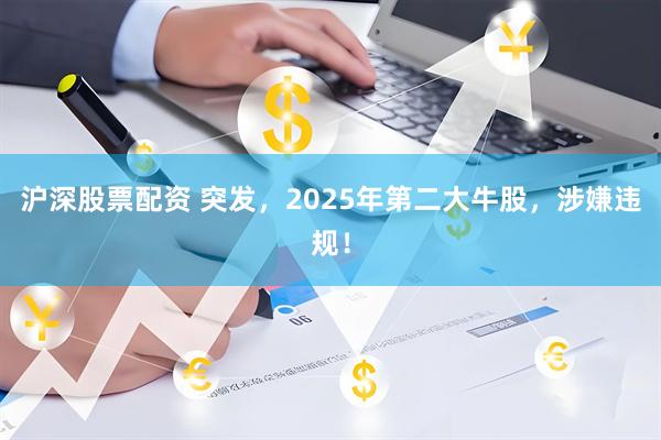 沪深股票配资 突发，2025年第二大牛股，涉嫌违规！