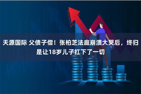 天源国际 父债子偿！张柏芝法庭崩溃大哭后，终归是让18岁儿子扛下了一切